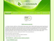 Tablet Screenshot of ekogranules.lt